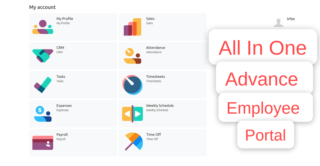 [irfanodoo_portal_pk_advance_employee_portal] Advance Employee Portal  (15.0)