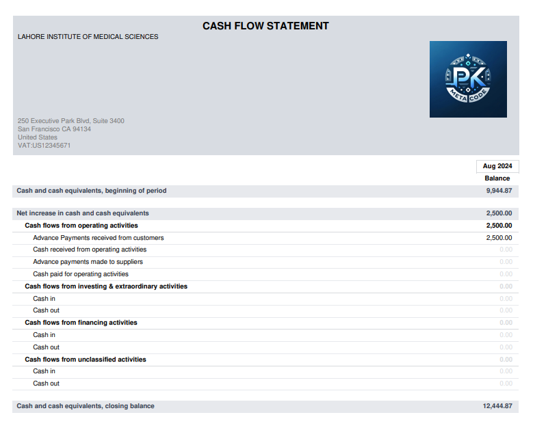 [irfanodoo_public_pk_cash_flow_report] Cash Flow Statement Report (17.0)